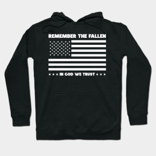 Remember The Fallen - American USA Flag Hoodie